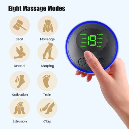 Mini Portable EMS Neck Massager Electric Neck Stretcher for Cervical Muscle Pain Relief and Shoulder Relaxation Massage Patch